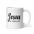 Jesus & Therapy Glossy Mug